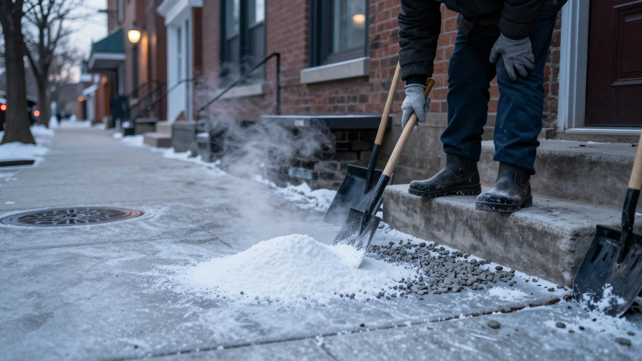 Icy Sidewalk Safety in Chicago: Salt, Alternatives, and Traction Tips